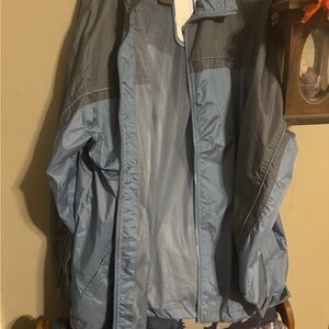 Men's Blue and Gray Jacket